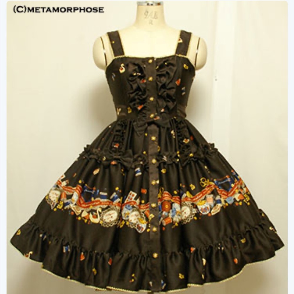 Sewing Lesson Front Open Pinafore JSK by Metamorphose